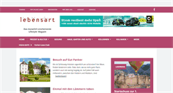 Desktop Screenshot of lebensart-sh.de